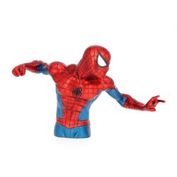 HUCHA BUSTO SPIDER MAN PX VERSIÓN METÁLICA 20 CM MONOGRAM 67963