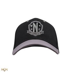 GORRA CON VISERA NEVERMORE ACADEMY NEGRA 54-60 CM (CIRCUNFERENCIA) CINEREPLICAS CR2671