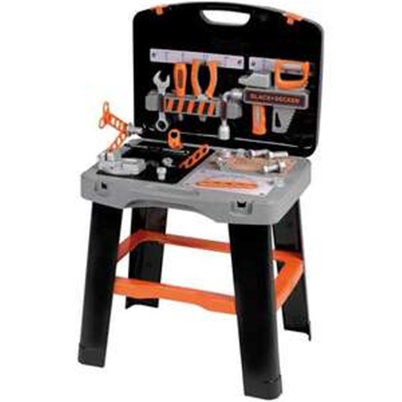 BANCO MALETÍN DE HERRAMIENTAS BLACK&DECKER. INCLUYE 33 ACCESORIOS. 76X43X35 CM