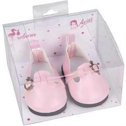 SET ZAPATOS ROSA PARA MUÑECOS DE 45 CM