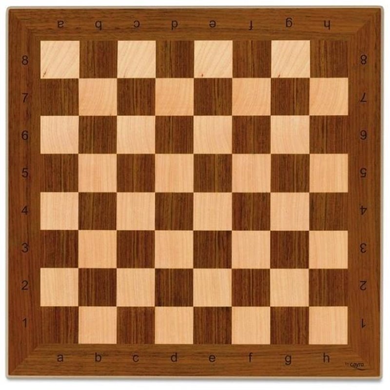 TABLERO AJEDREZ MADERA 33x33 cm