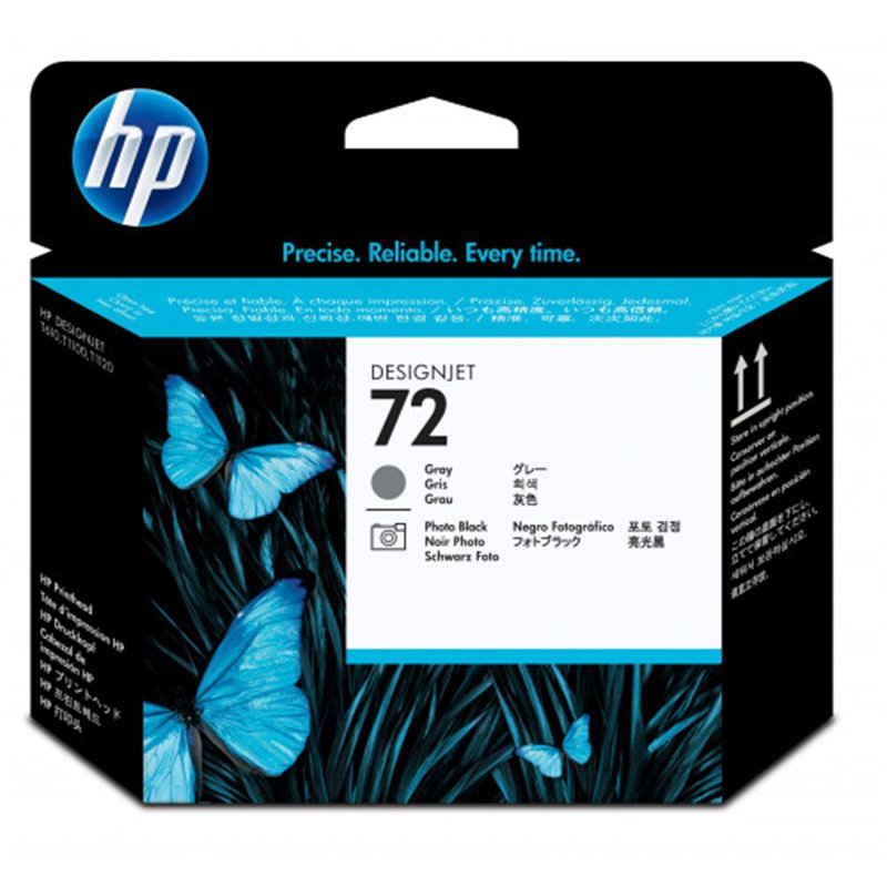 HP 72 CABEZAL DE IMPRESION GRIS Y NEGRO HP72 (C9380A)