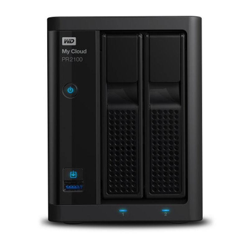 Western Digital My Cloud PR2100 NAS Escritorio Ethernet Negro N3710