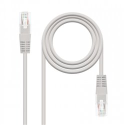 Nanocable CABLE RED LATIGUILLO RJ45 CAT.5E UTP AWG24, 30 CM