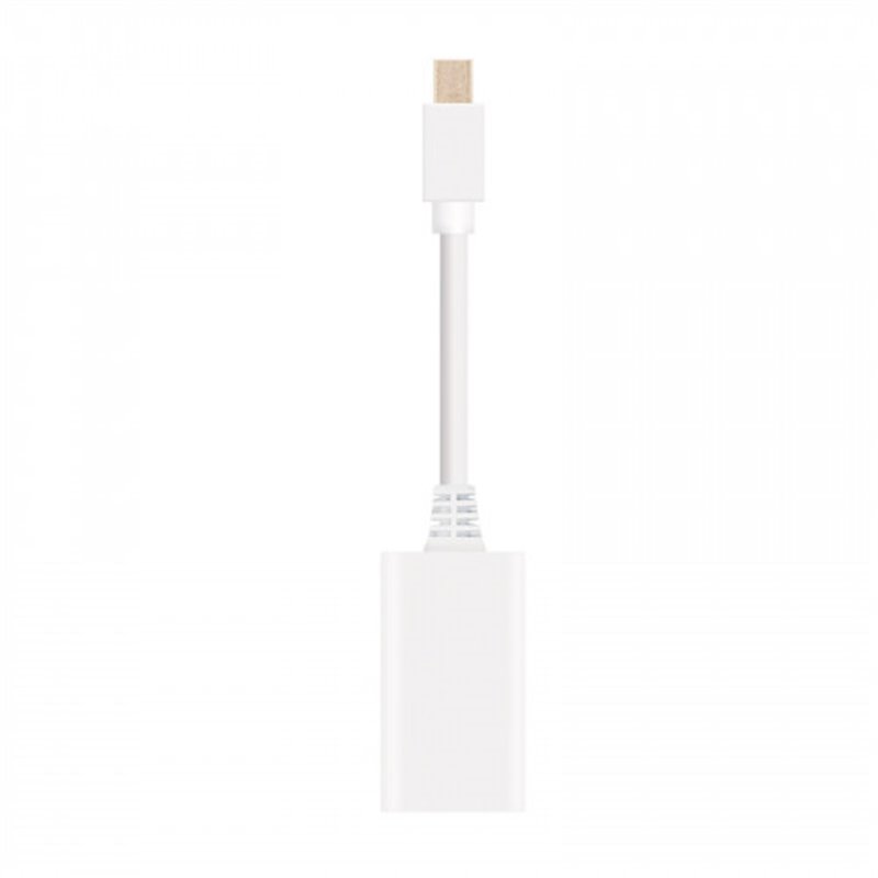 Nanocable CONVERSOR MINI DP A HDMI MINI DP/M-HDMI/H BLANCO 15 CM