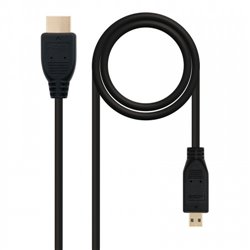 Nanocable CABLE MICRO HDMI V1.4 (ALTA VELOCIDAD / HEC), A/M-D/M, 1.8 M