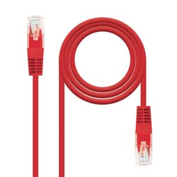 NANOCABLE CABLE RED LATIGUILLO RJ45 CAT.6 UTP AWG24, ROJO, 3.0 M (10.20.0403-R)