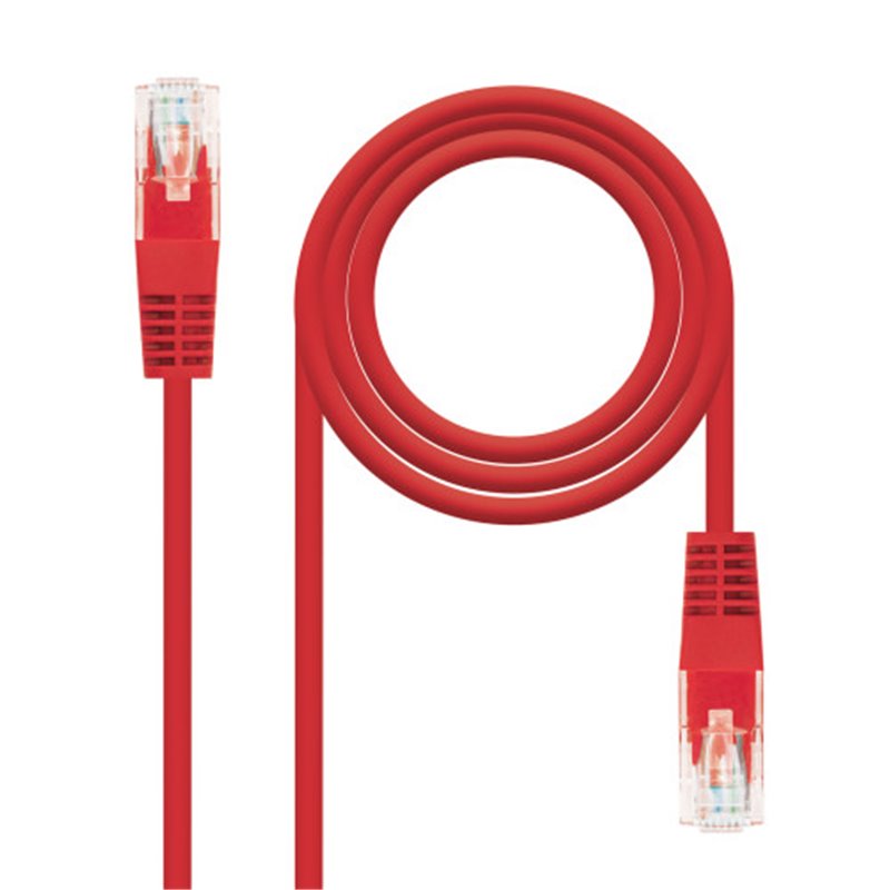 NANOCABLE CABLE RED LATIGUILLO RJ45 CAT.6 UTP AWG24, ROJO, 3.0 M (10.20.0403-R)