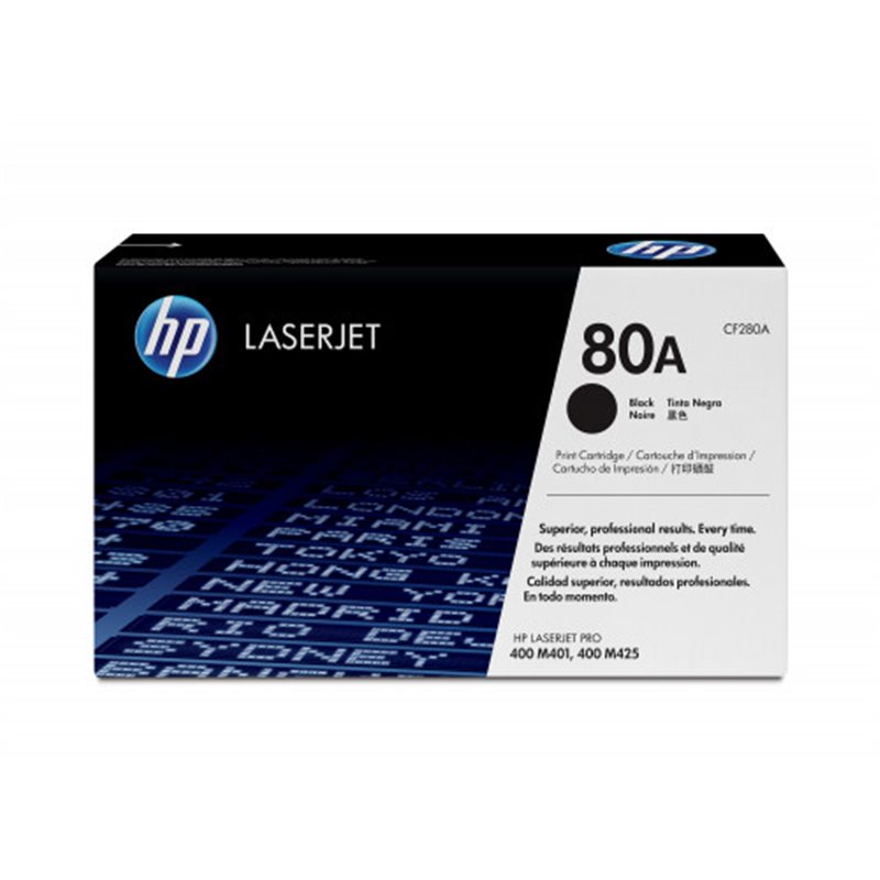 HP 80A TONER HP80A NEGRO (CF280A)