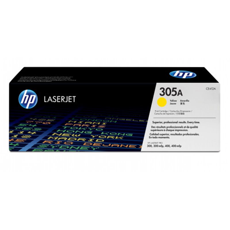 HP 305A TONER AMARILLO HP305A (CE412A)