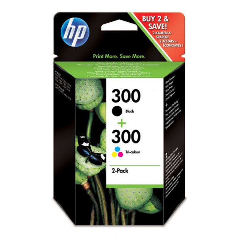 CARTUCHO HP 3002-PACK BLACK/TRI-COLOR (CN637EE)