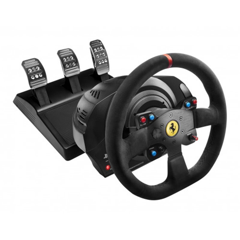 THRUSTMASTER VOLANTE + PEDALES T300 FERRARI INTEGRAL ALCANTARA EDITION PARA PS3/PS4/PC (4160652)