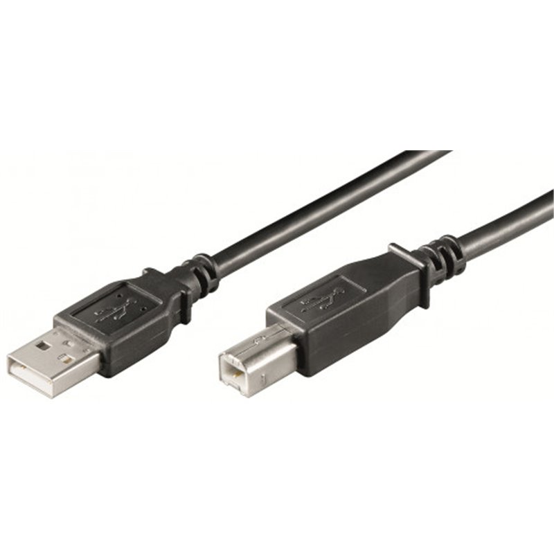 Ewent EW-UAB-030 cable USB 3 m 2.0 USB A USB B Negro