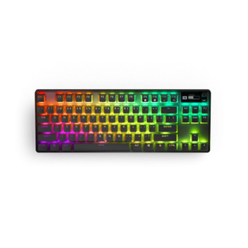 Steelseries Apex Pro TKL teclado USB + RF Wireless + Bluetooth QWERTY Inglés de EE. UU. Negro