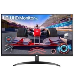 Monitor Profesional LG UltraFine 32UR550-B 31.5"/ 4K/ Multimedia/ Regulable en altura/ Negro