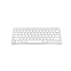 Bluestork BS-KB-MICRO/BT/SP teclado Bluetooth QWERTY Español Plata, Blanco