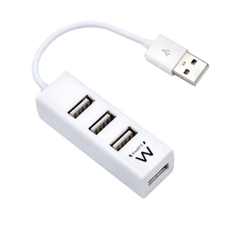 Ewent EW1122 hub de interfaz USB 2.0 Blanco