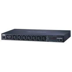 Aten PE8208G unidad de distribución de energía (PDU) 1U Negro 8 salidas AC