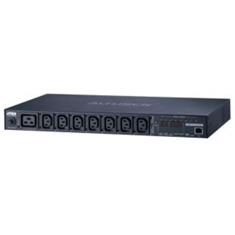 Aten PE6208G unidad de distribución de energía (PDU) 1U Negro 8 salidas AC