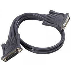 Aten Daisy Chain Cable, 15m cable para video, teclado y ratón (kvm) Negro