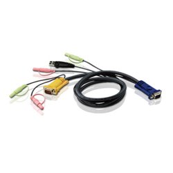 Aten Cable KVM USB con audio y SPHD 3 en 1 de 5 m