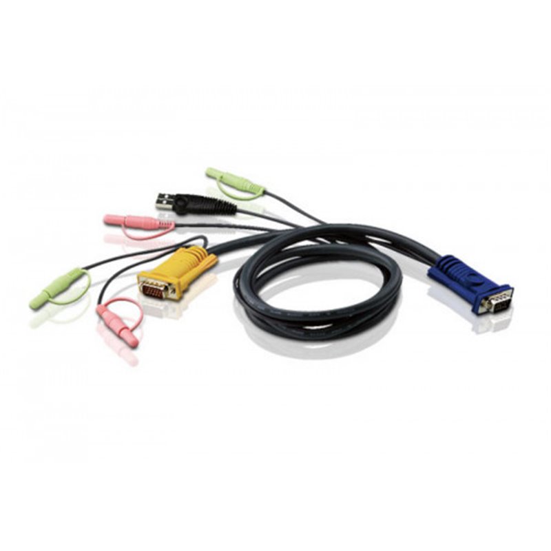 Aten Cable KVM USB con audio y SPHD 3 en 1 de 3 m