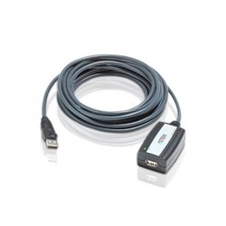 ATEN Cable extensor USB 2.0 de 5 m (soporta conexión en cadena hasta 25 m)