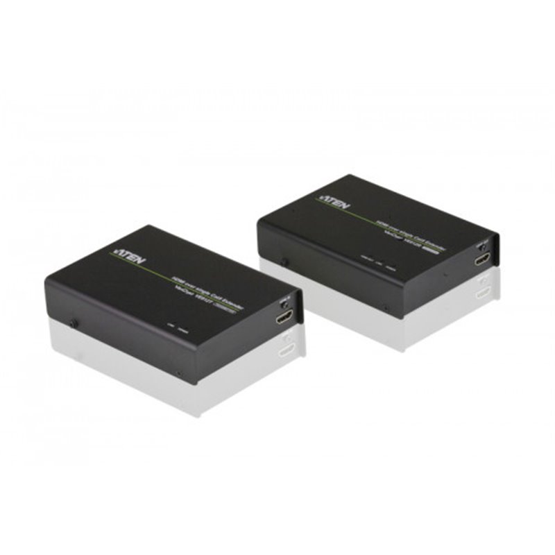 Aten VE812 extensor audio/video Transmisor y receptor de señales AV Negro