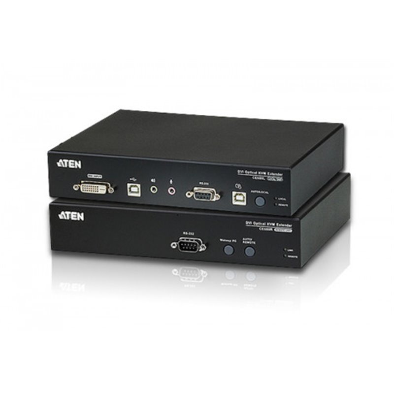 ATEN Extensor KVM óptico DVI USB (1920 x 1200 a 600m)