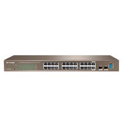 IPCOM FULL MANAGEMENT SWITCH G3224T 24-PORTS GIGABIT L2 MANAGEMENT SWITCH WITH 2 COMBO SFP PORTS,1 CONSOLE PORT (G3224T)