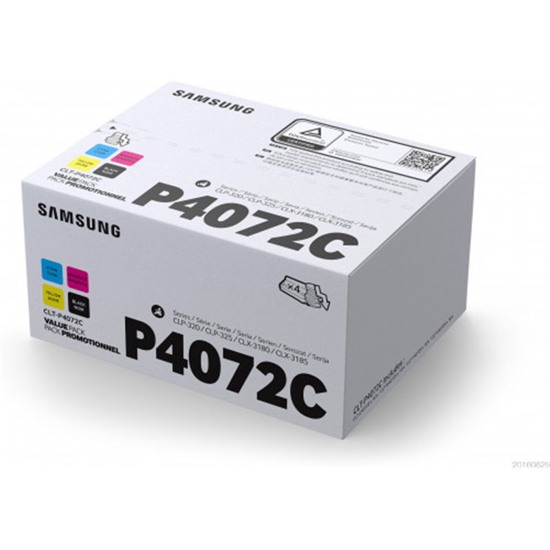 SAMSUNG RAINBOW KIT CLT-P4072C   CLP-320/325/ CLX-3180/3185 (BK/C/M/Y) (CLT-P4072C/ELS)(SU382A)