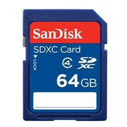 SanDisk 64GB SDXC memoria flash Clase 4