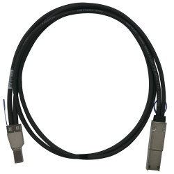 QNAP CAB-SAS05M-8644-8088 cable Serial Attached SCSI (SAS) 1 m Negro