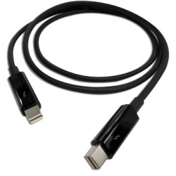 QNAP CAB-TBT20M cable Thunderbolt 1 m Negro