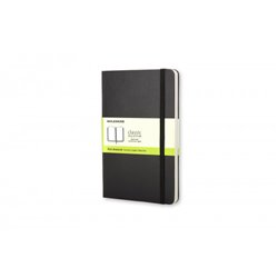 LIBRETA CLASICA TAPA DURA NEGRA L (13X21CM) LISA MOLESKINE QP062