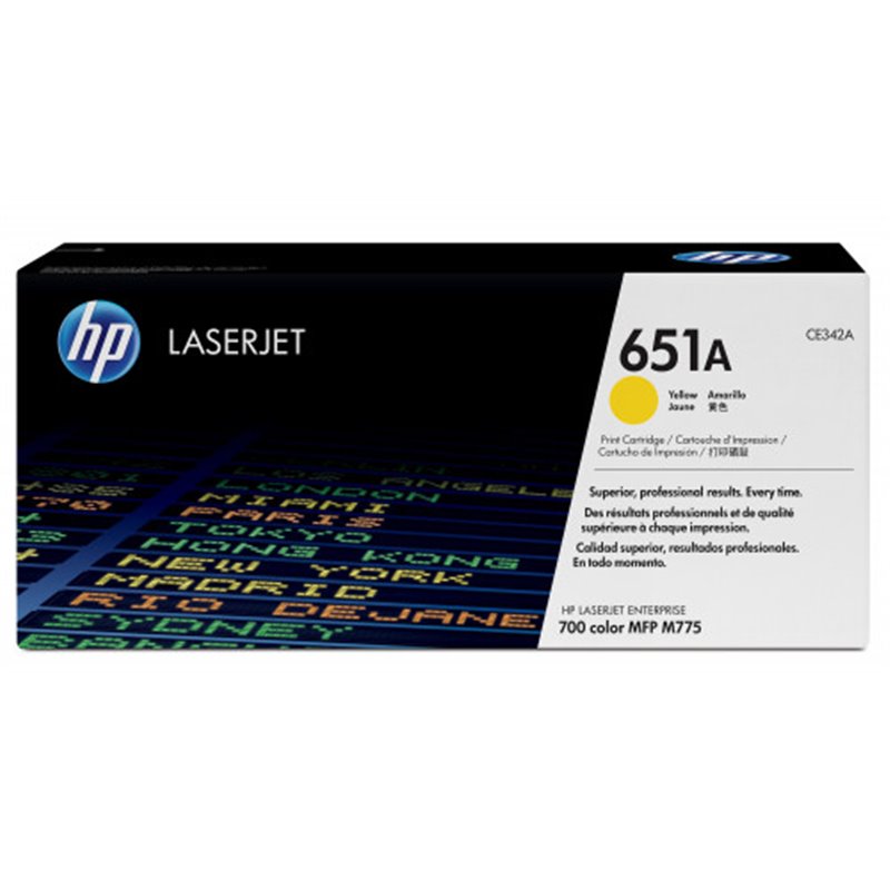 HP TONER 651A AMARILLO (CE342A)