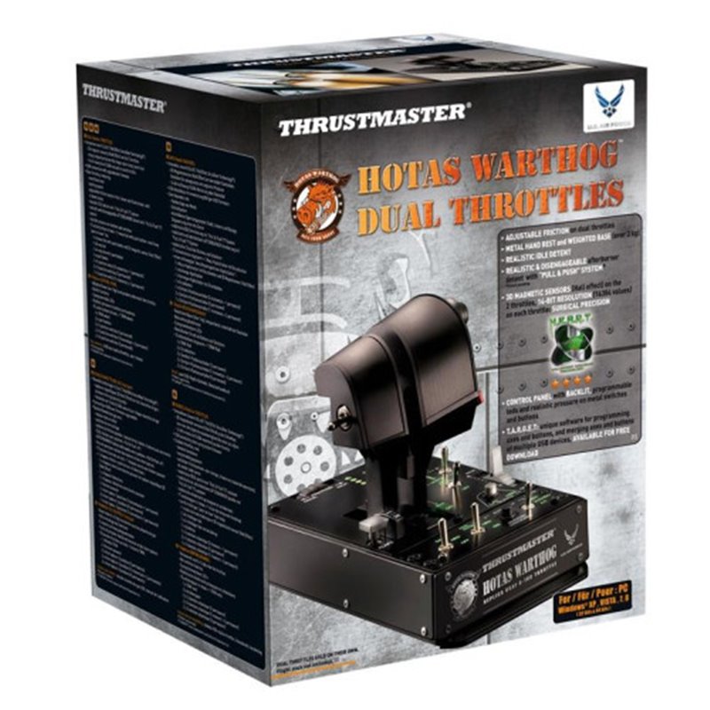 Thrustmaster HOTAS Warthog Dual Throttles Negro USB Simulador de Vuelo PC