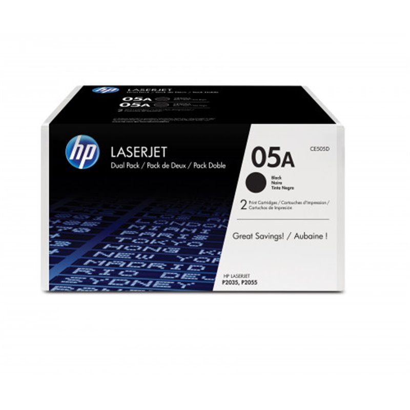 HP 05A TONER HP05A NEGRO (CE505D)