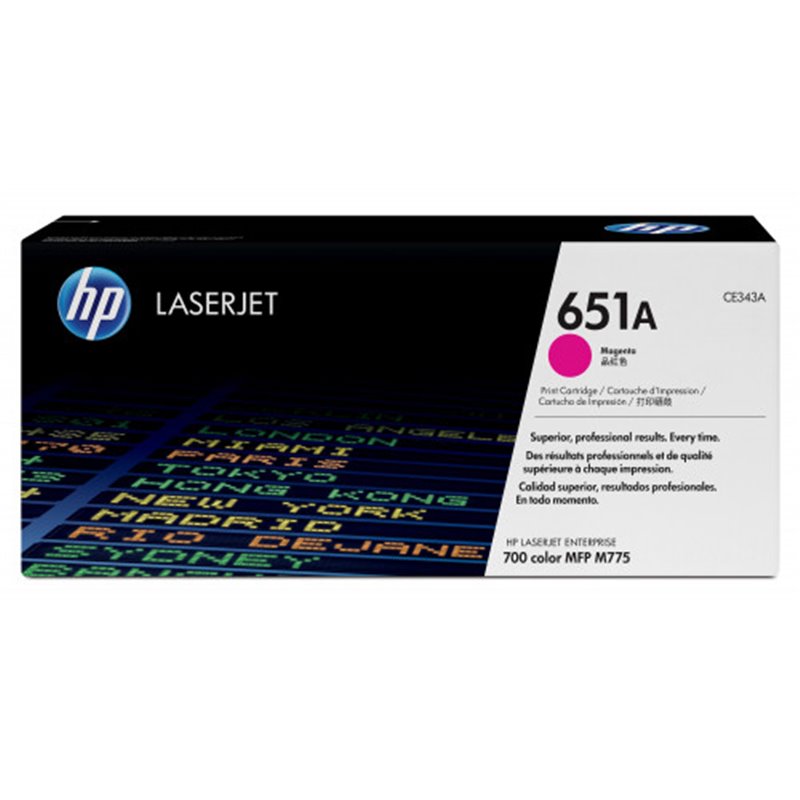 HP 651A TONER HP651A MAGENTA (CE343A)