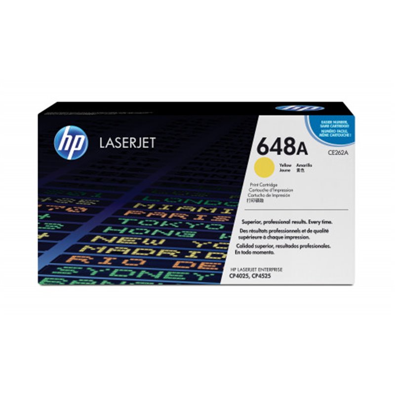 HP 648A TONER HP648A AMARILLO (CE262A)