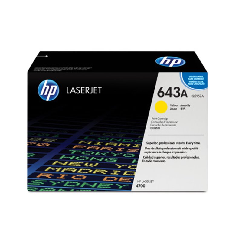 HP 643A TONER HP643A AMARILLO (Q5952A)