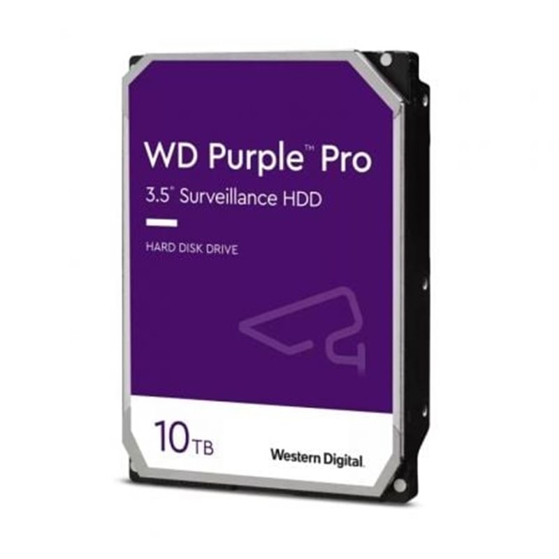 Disco Duro Western Digital WD Purple Pro Surveillance 10TB/ 3.5"/ SATA III/ 256MB