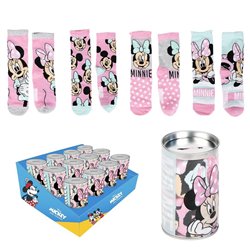 Blister 4 calcetines Minnie Disney surtido