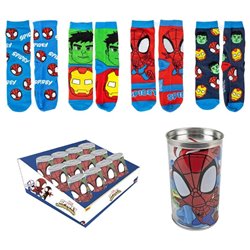 Blister 4 calcetines Spidey Marvel surtido