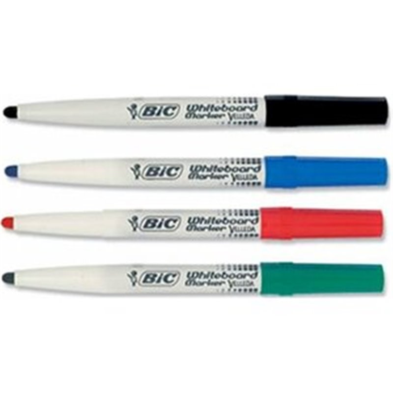 ROTULADOR BIC VELLEDA PARA PIZARRA BLANCA - NEGRO