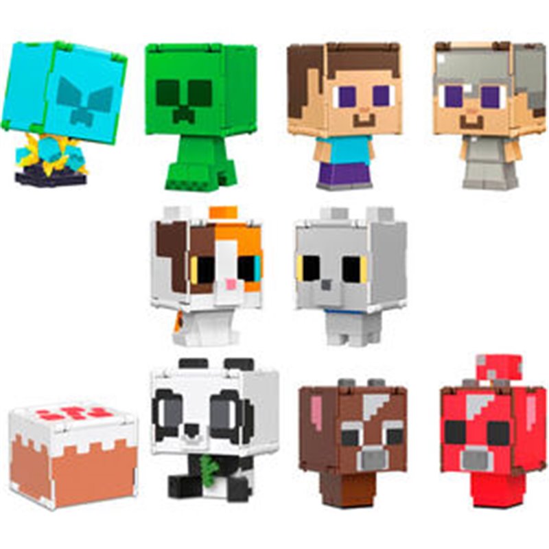 FIGURA INTERCAMBIABLE MINECRAFT 9,5CM SURTIDO