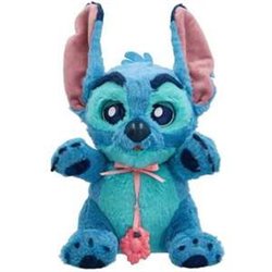 PELUCHE CACHORRO BABY PAWS STITCH CON SONIDO Y BOLSA TRANSPORTABLE PERSONALIZADA 10,30X19X11,20 CM