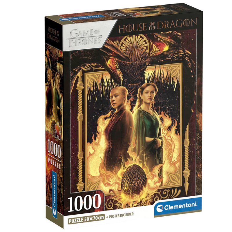 Puzzle La Casa del Dragon 1000pzs