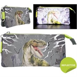 ESTUCHE C/COMPARTIMENTO DINO WORLD