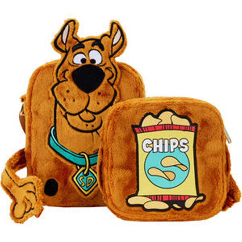 BOLSO BANDOLERA + MONEDERO PELUCHE SNACKS SCOOBY-DOO LOUNGEFLY